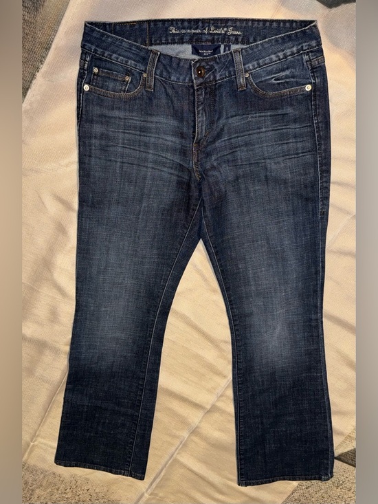 Levi's Denim - Levi's Dark Blue Denim Jeans Mid Rise Boot 553